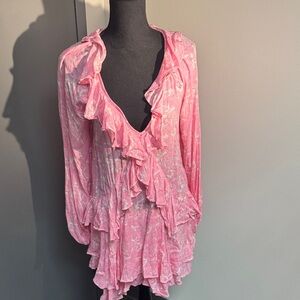 FP Movement by Free People Asymmetrical Pink Dress